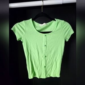 Lime Green Girls Top